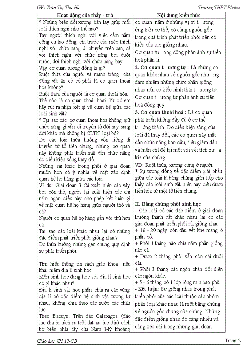 image for page Giáo án Sinh 12 CB 1