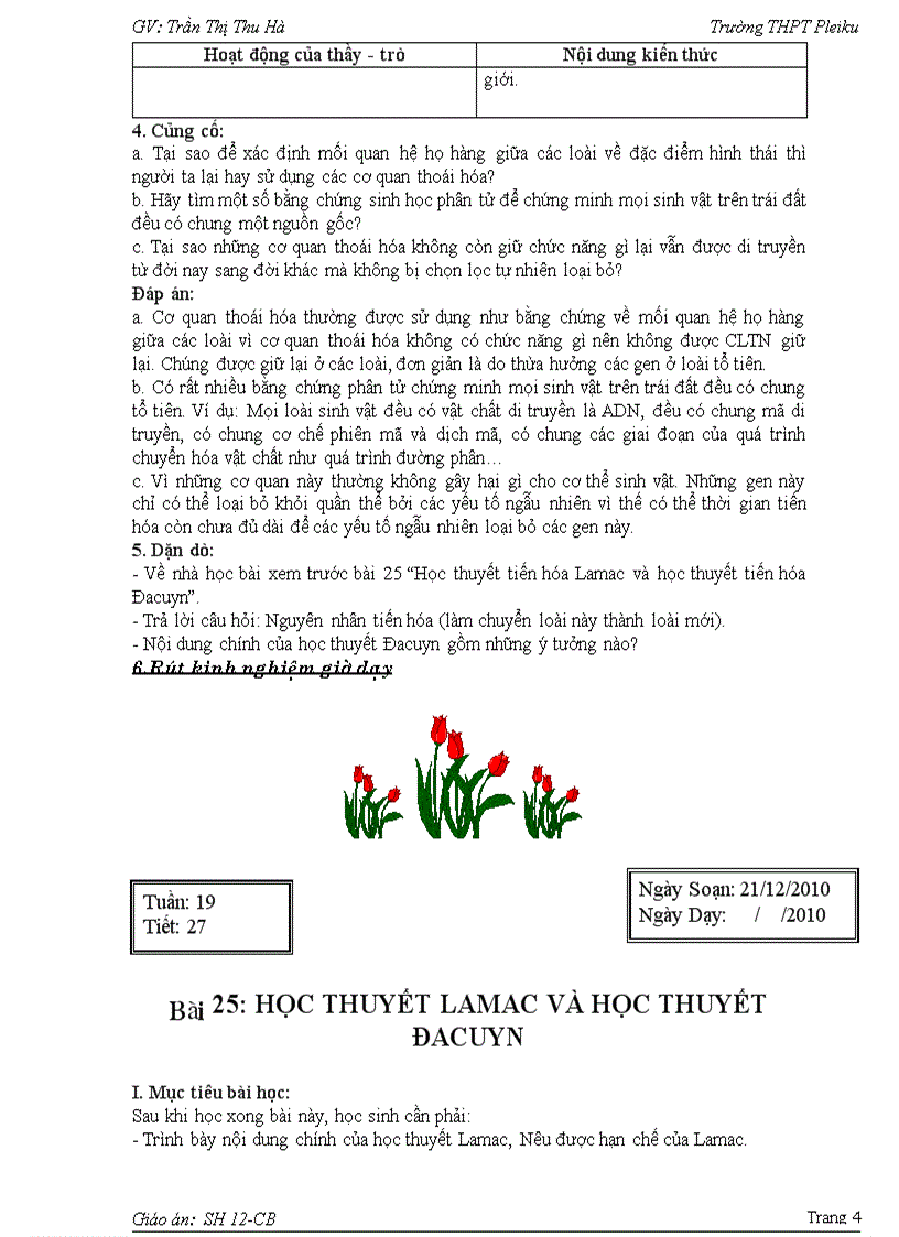 image for page Giáo án Sinh 12 CB 1