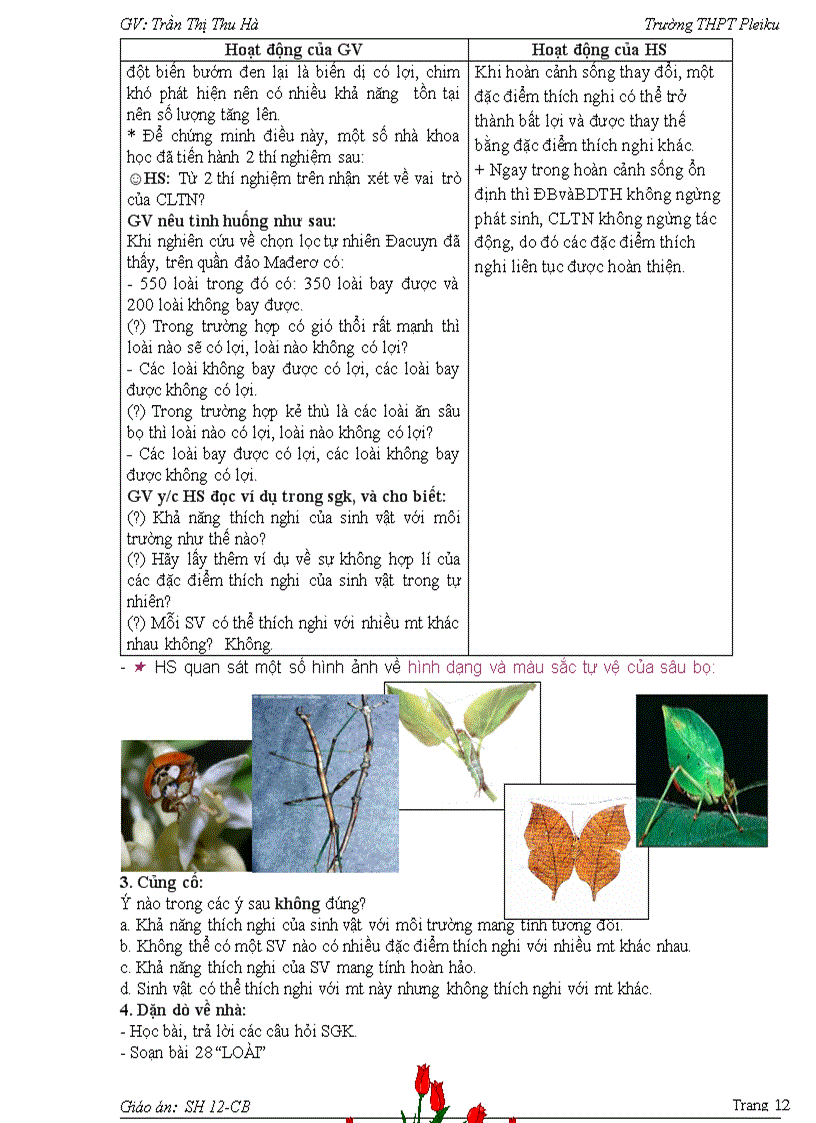 image for page Giáo án Sinh 12 CB 1