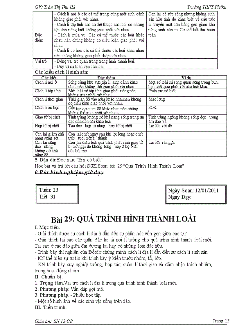 image for page Giáo án Sinh 12 CB 1