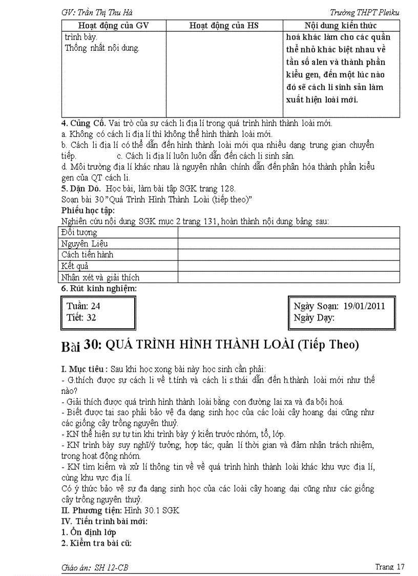 image for page Giáo án Sinh 12 CB 1