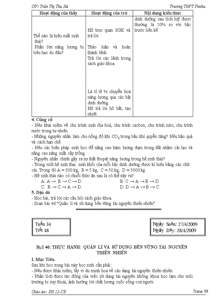 image for page Giáo án Sinh 12 CB 1