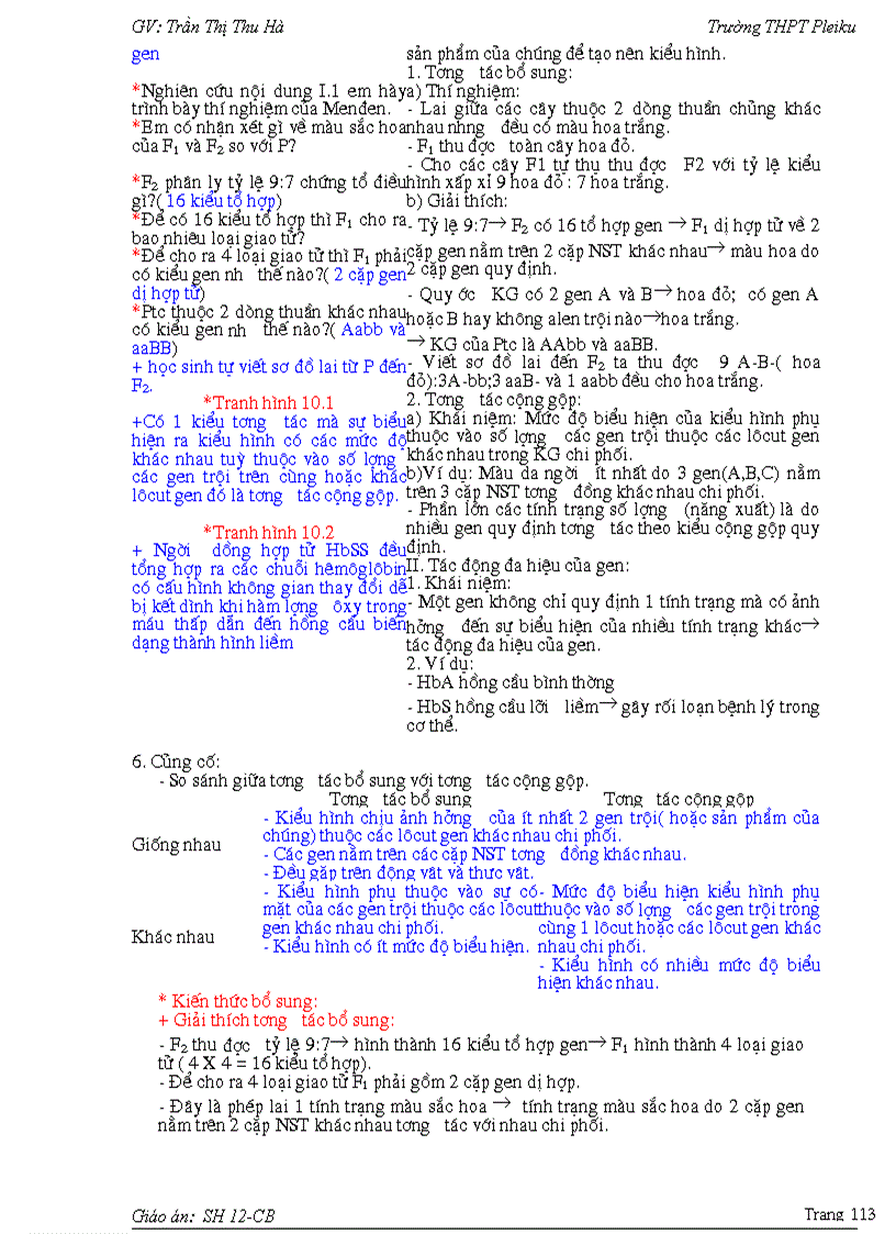 image for page Giáo án Sinh 12 CB 1