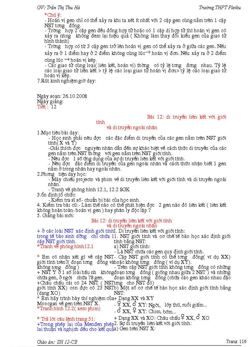 image for page Giáo án Sinh 12 CB 1