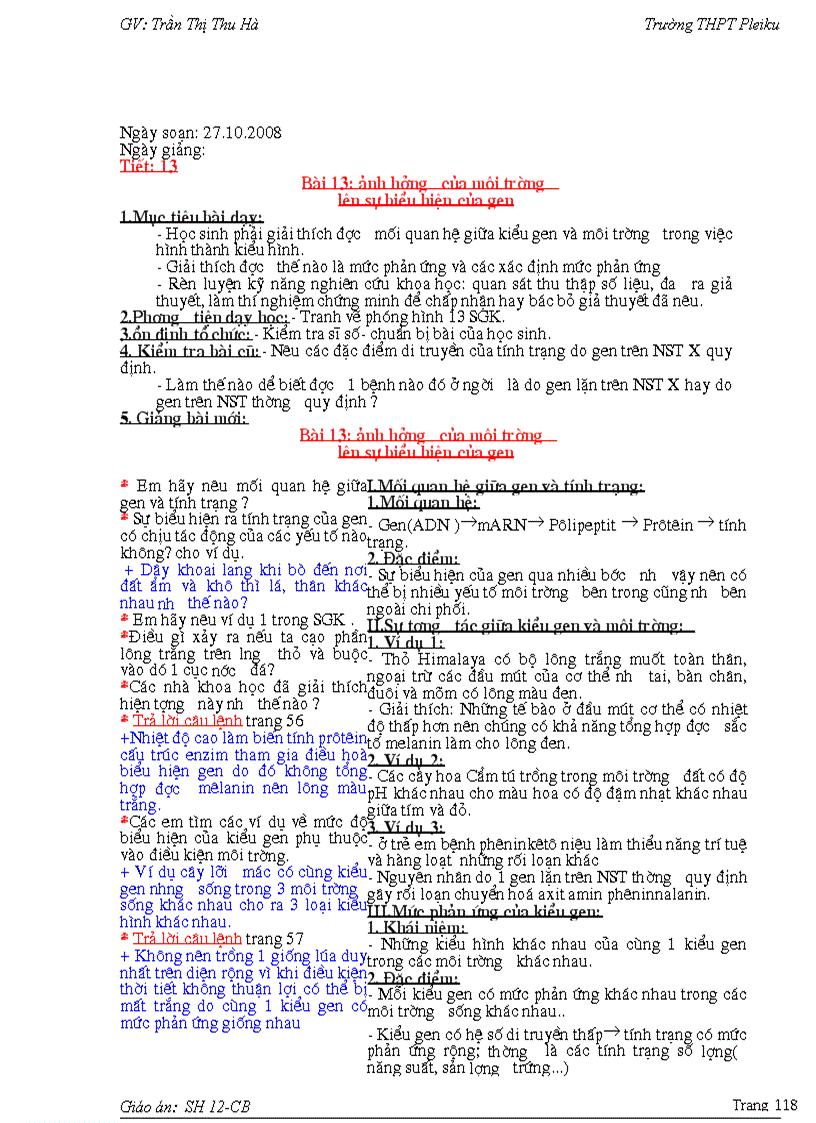 image for page Giáo án Sinh 12 CB 1