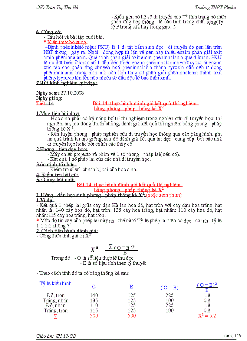 image for page Giáo án Sinh 12 CB 1