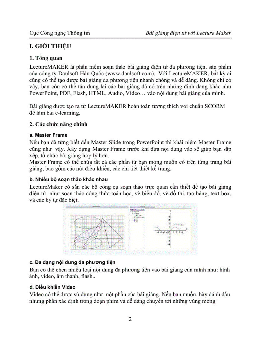 image for page Hướng dẫn sử dụng phần mềm Leture Maker