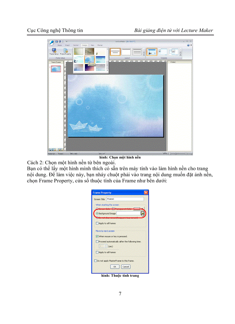 image for page Hướng dẫn sử dụng phần mềm Leture Maker