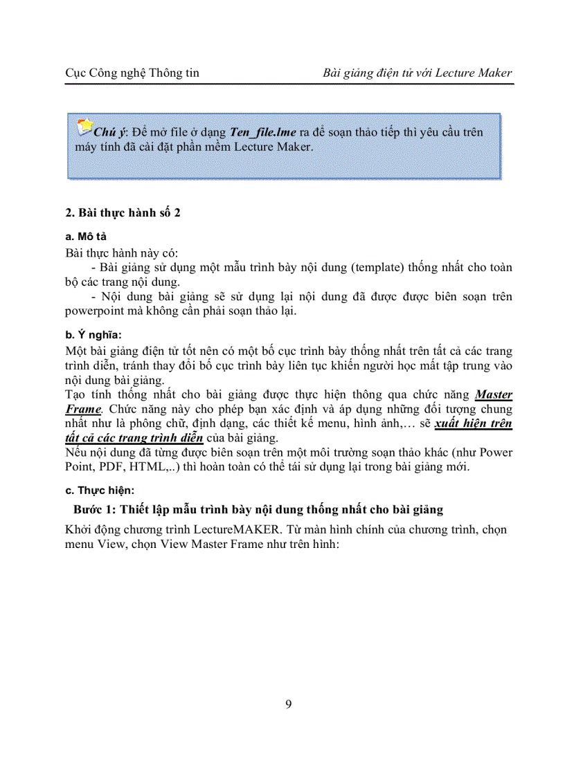 image for page Hướng dẫn sử dụng phần mềm Leture Maker