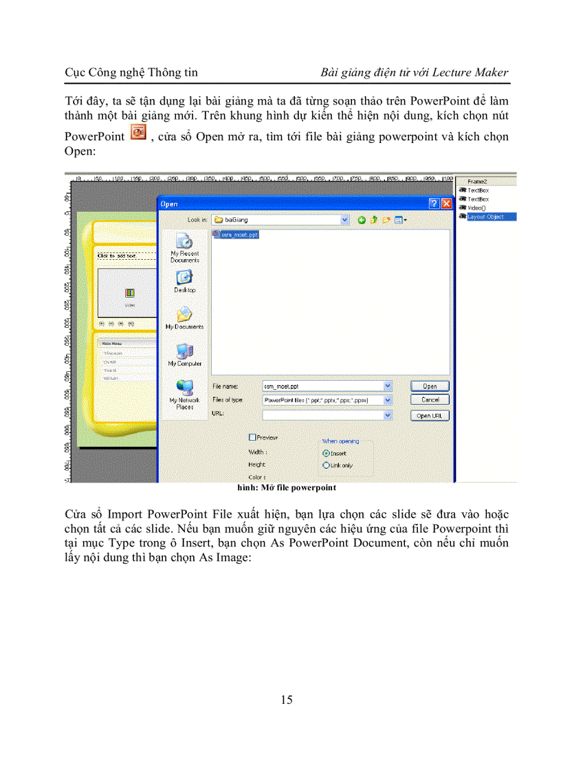 image for page Hướng dẫn sử dụng phần mềm Leture Maker