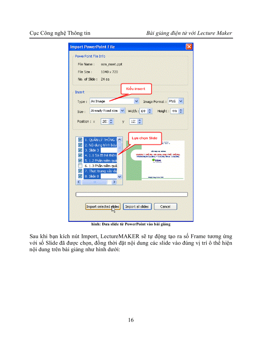 image for page Hướng dẫn sử dụng phần mềm Leture Maker