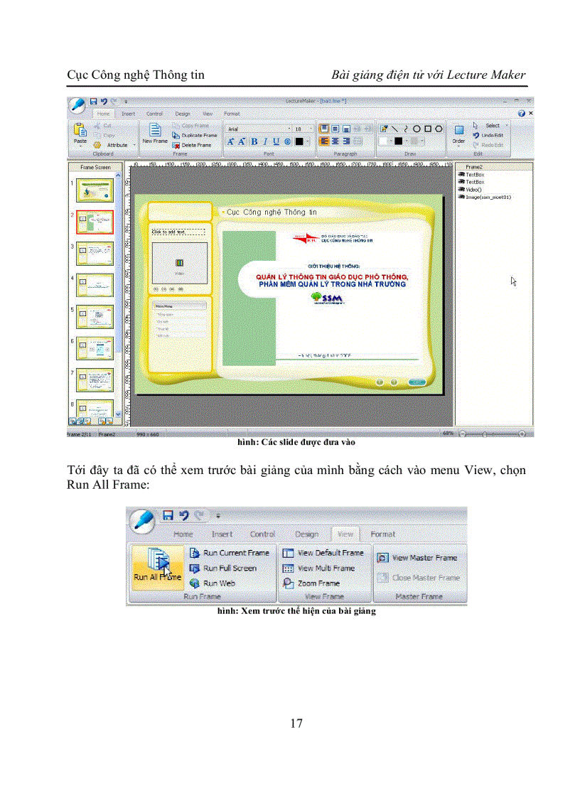 image for page Hướng dẫn sử dụng phần mềm Leture Maker