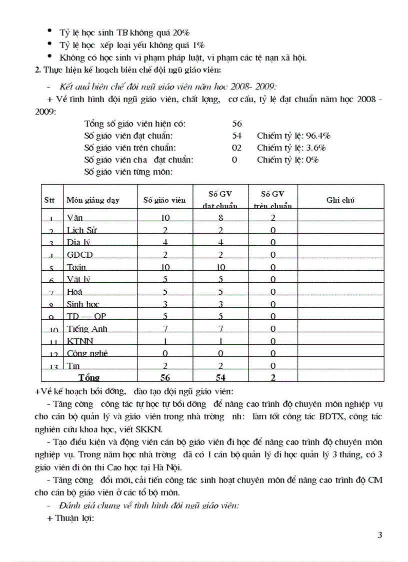 Kế hoạch phát triển sự nghiệp GD