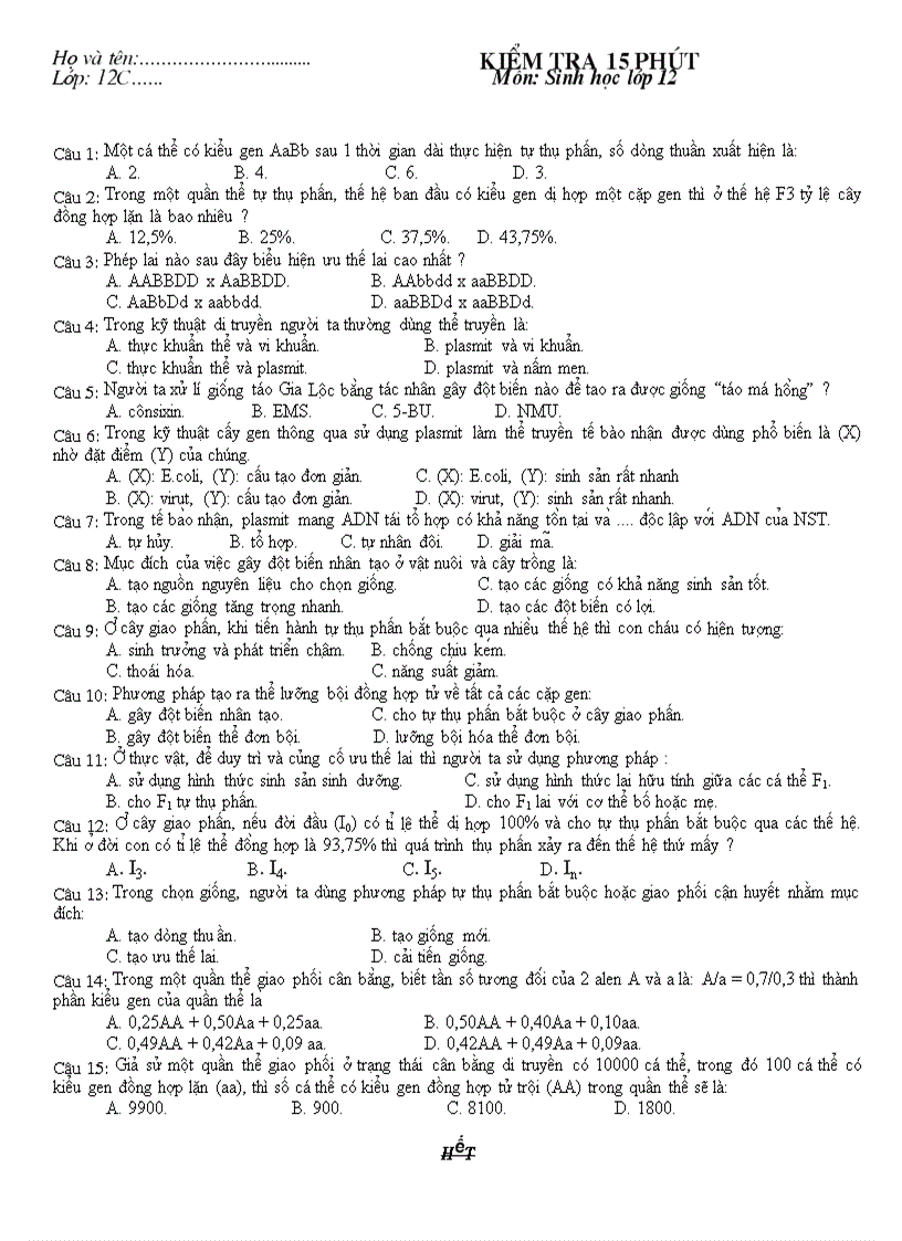 image for page Kiem tra 15 phut