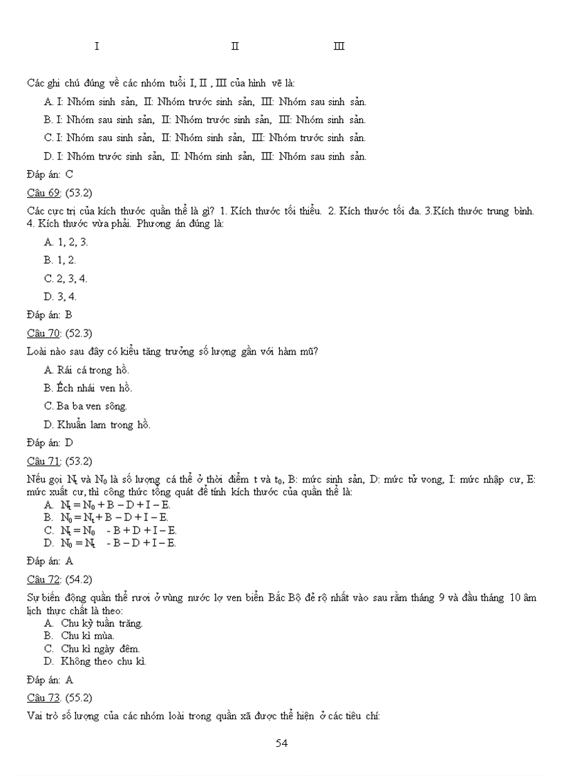 image for page Ngân hàng câu hỏi Ôn thi tốt nghiệp Sinh học Học kì II