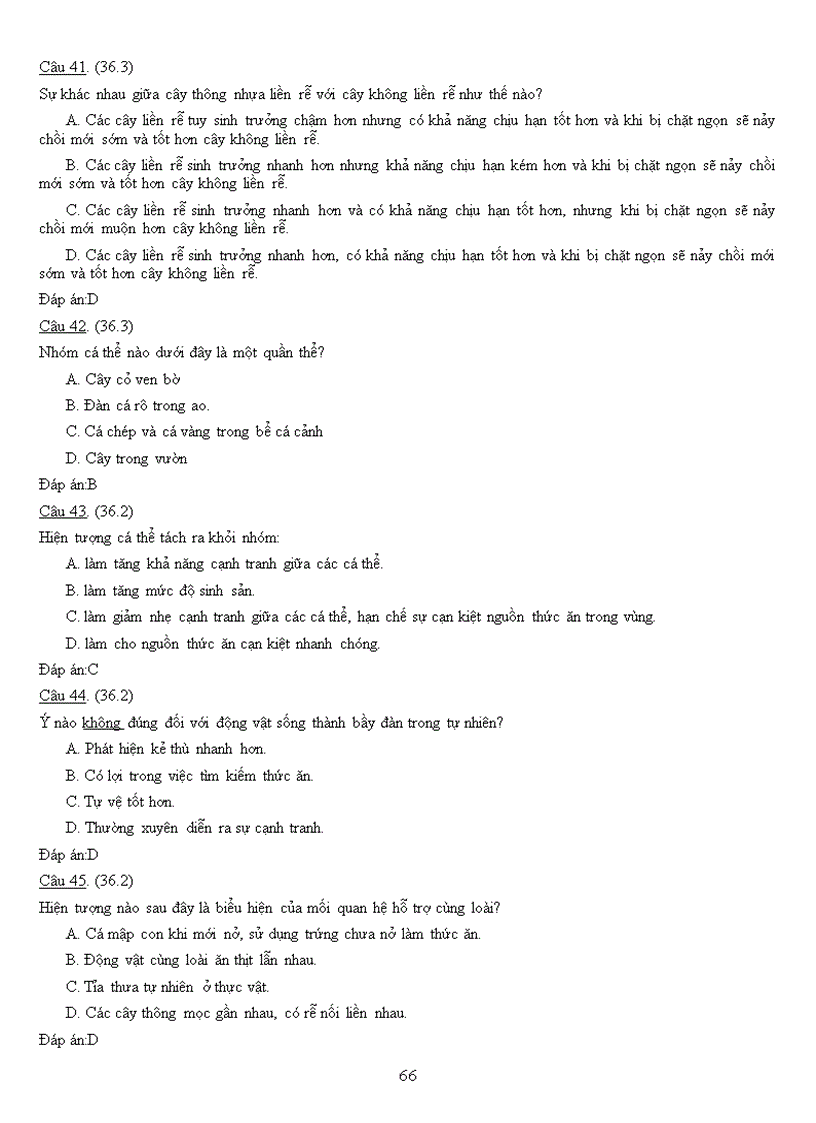 image for page Ngân hàng câu hỏi Ôn thi tốt nghiệp Sinh học Học kì II