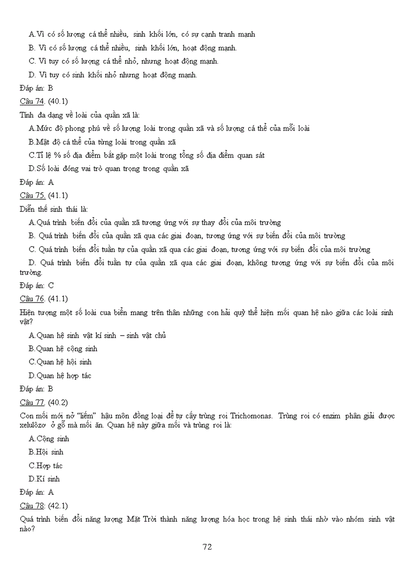 image for page Ngân hàng câu hỏi Ôn thi tốt nghiệp Sinh học Học kì II