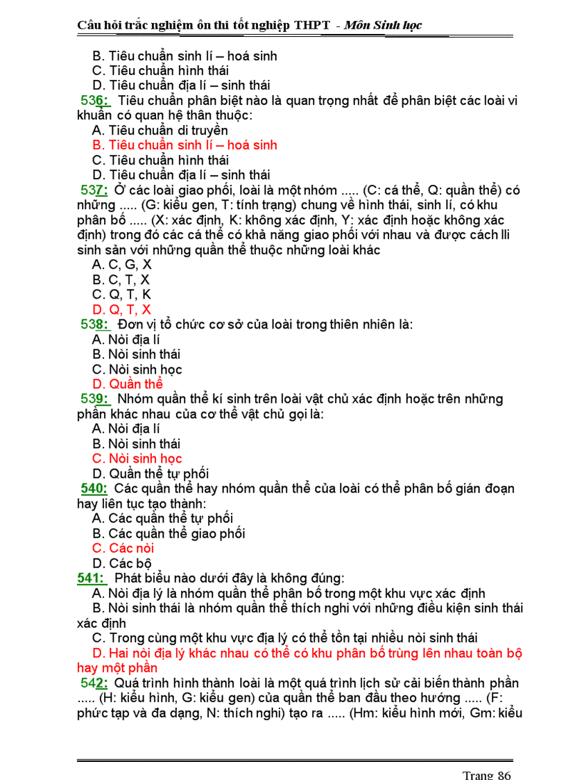 image for page Ngan hang de trac nghiam 12 Thi TN