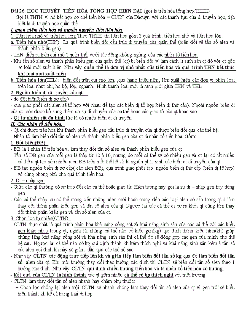 image for page Ôn kien thuc tien hoa