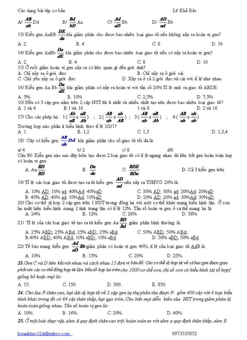 image for page On thi dai hoc mon sinh hoc