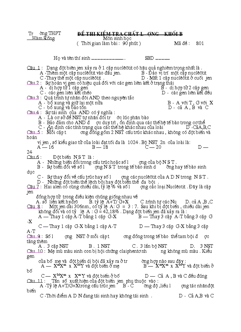 image for page On thi DH CD