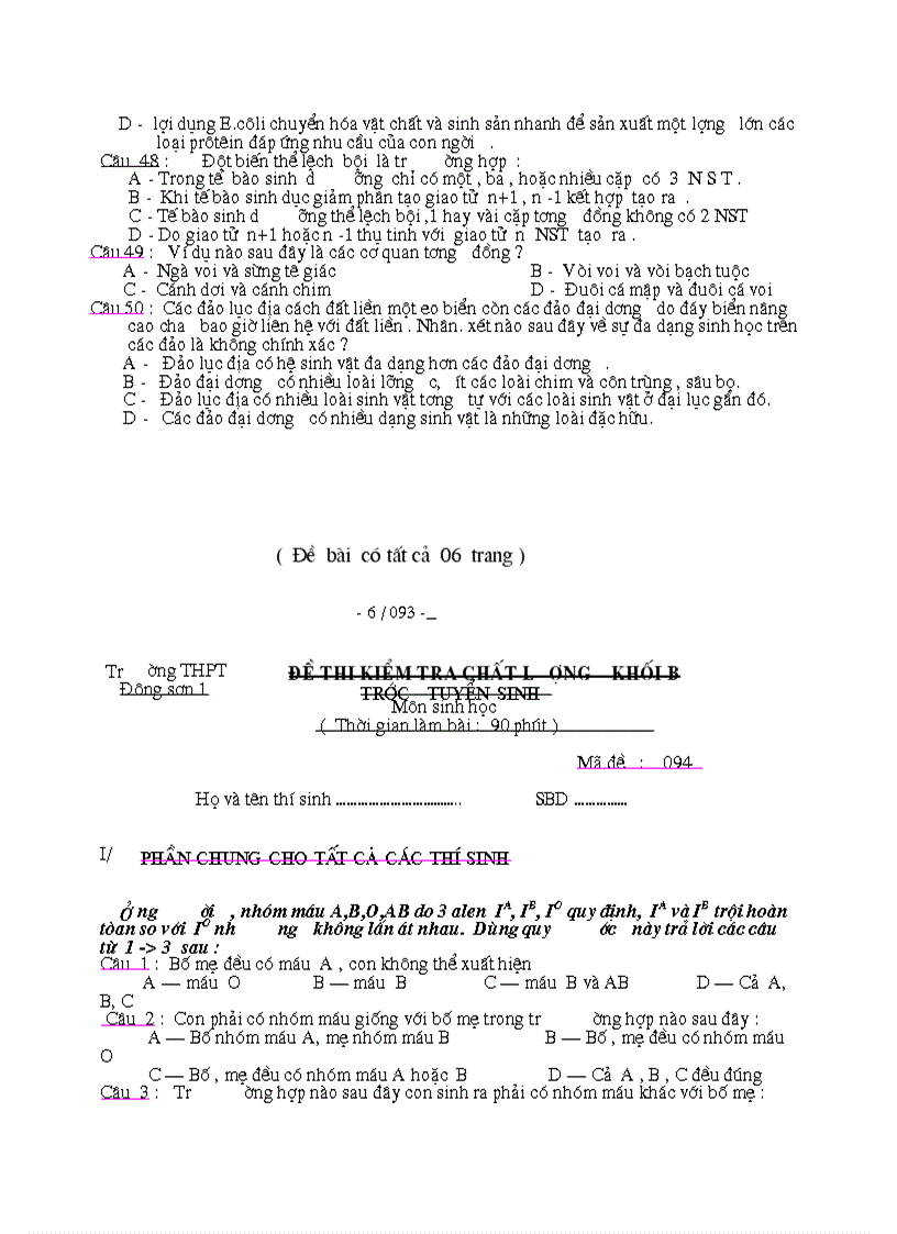 image for page On thi DH CD