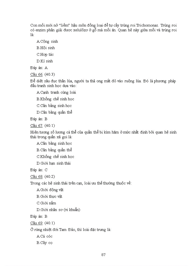 image for page Ôn thi môn Sinh 12 HK2