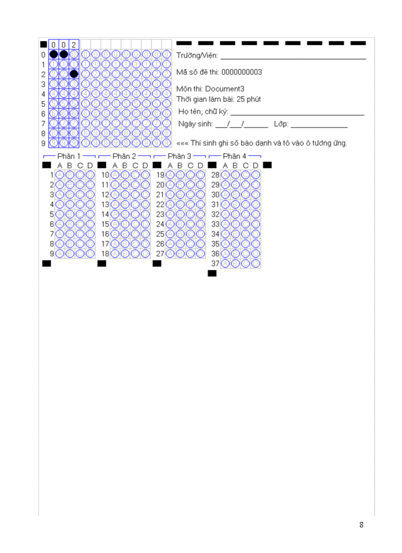 image for page Ôn thi sinh 12 bai 4 5 6 đáp án