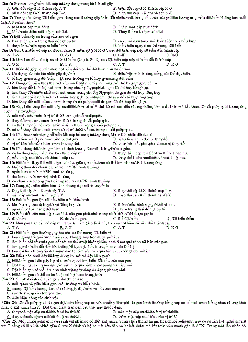 image for page Ôn thi tn thpt sinh học 2011