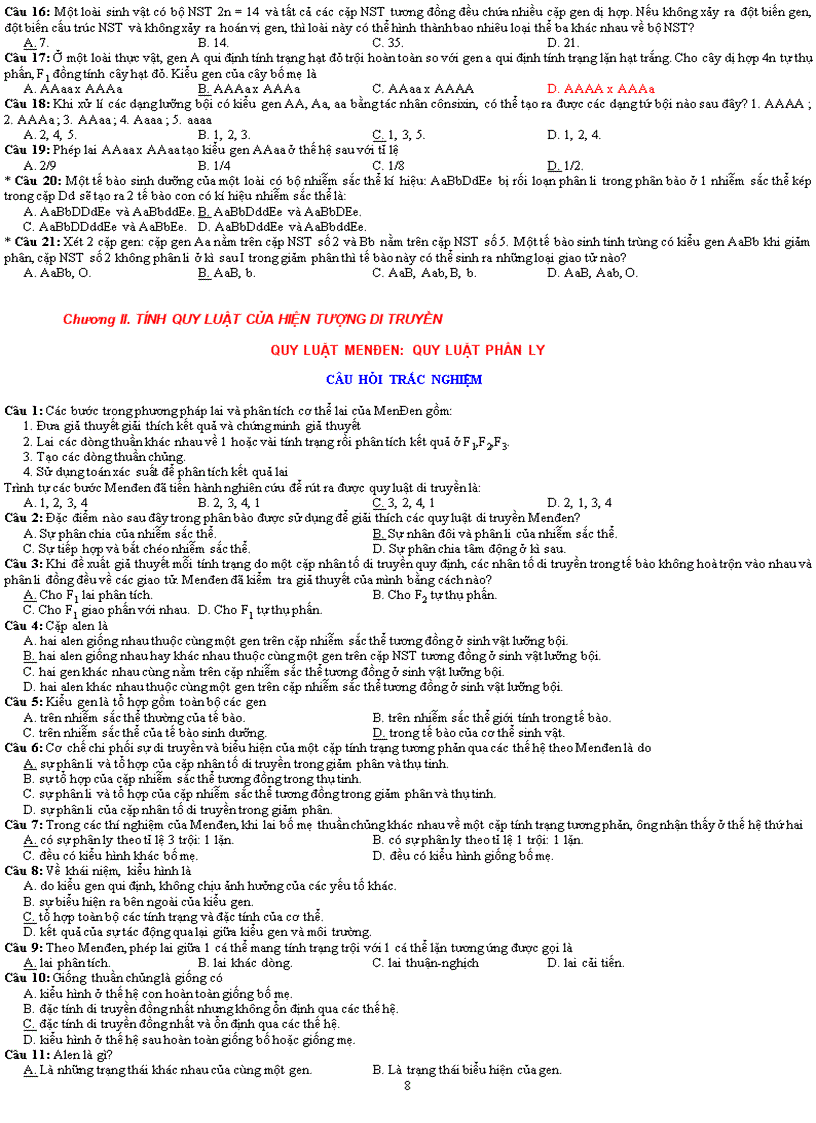 image for page Ôn thi tn thpt sinh học 2011