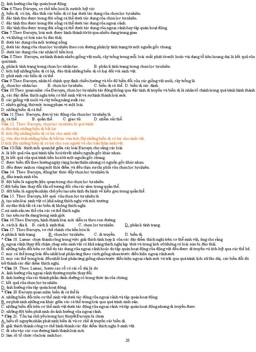 image for page Ôn thi tn thpt sinh học 2011