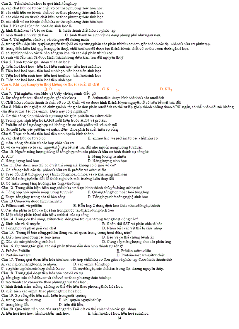 image for page Ôn thi tn thpt sinh học 2011