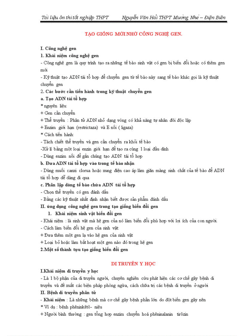 image for page Ôn Thi TN THPT