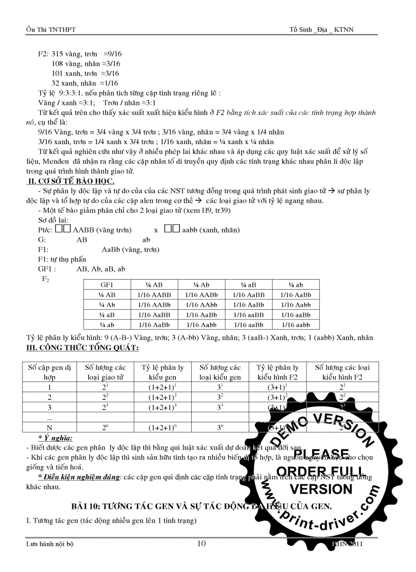 image for page Ôn thi tnthpt môn sinh 2011