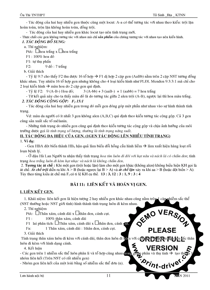 image for page Ôn thi tnthpt môn sinh 2011