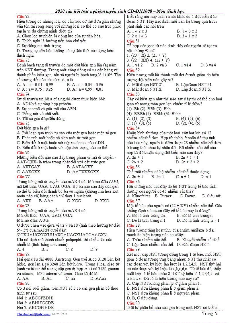 image for page On THi TNTHPT sinh 12 hay