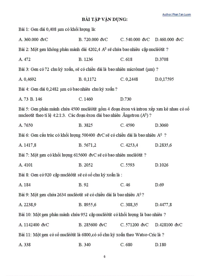 image for page Phương pháp giải toán Sinh học 12 p1