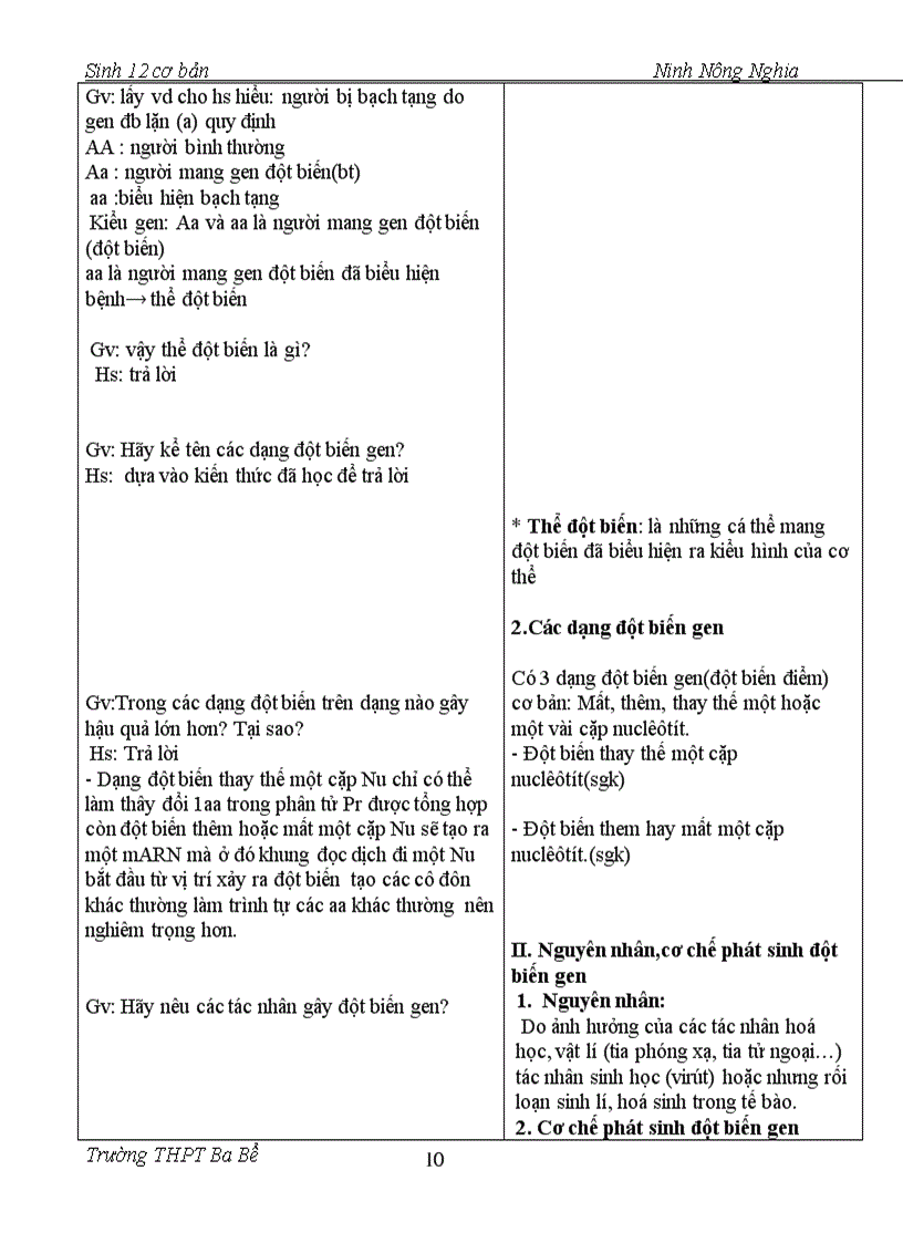 image for page Sinh 12 CB bai 1 4 Chuản KTKN