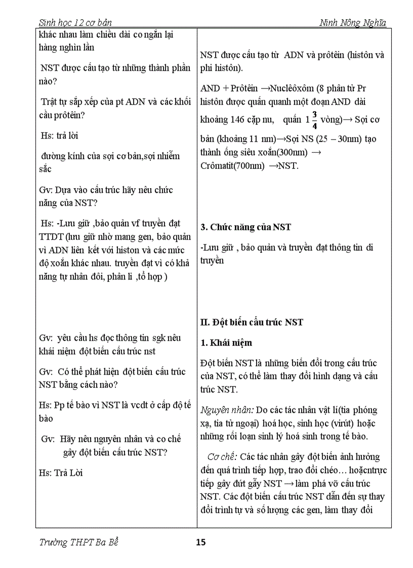 image for page Sinh 12 CB bai 5 7 Chuản KTKN