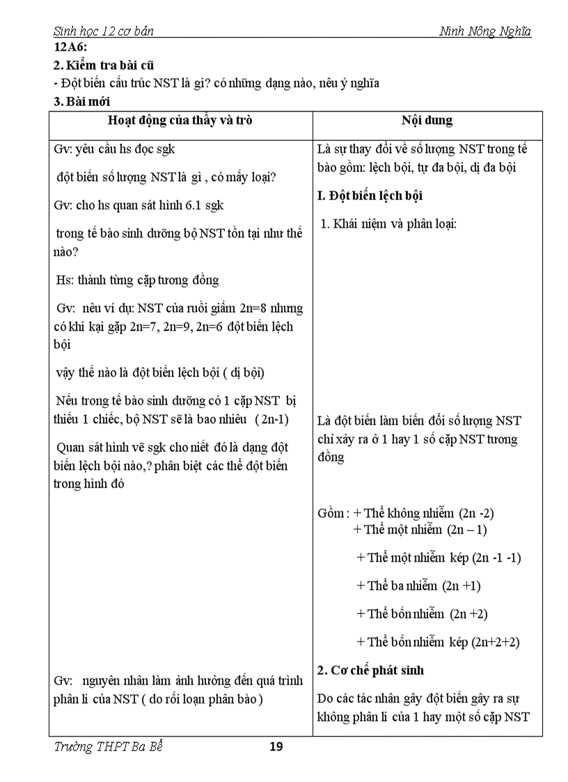 image for page Sinh 12 CB bai 5 7 Chuản KTKN