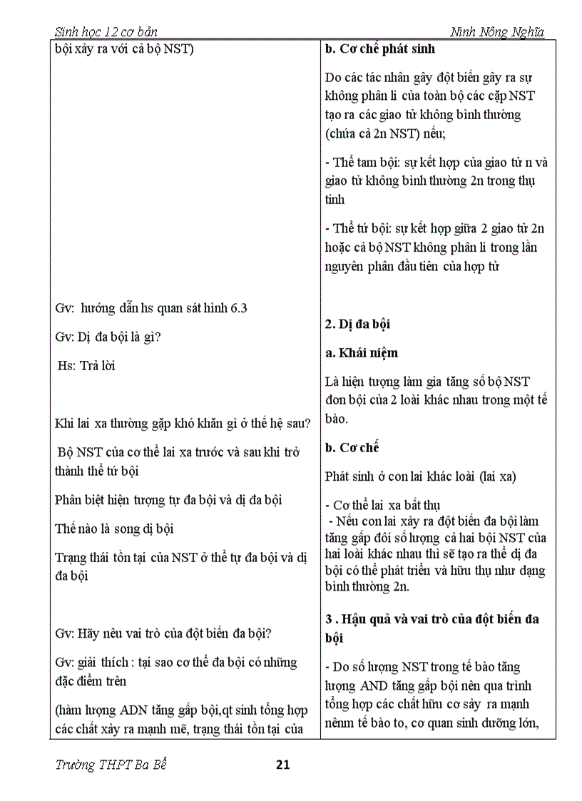 image for page Sinh 12 CB bai 5 7 Chuản KTKN