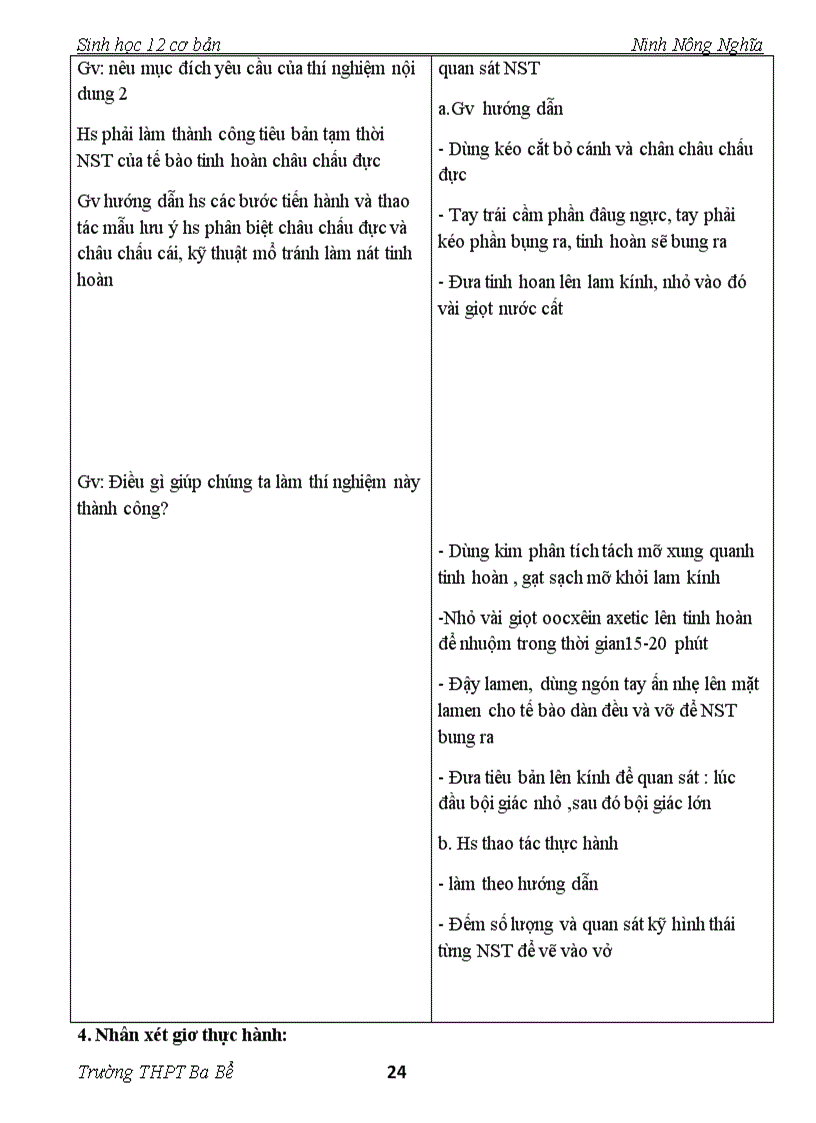 image for page Sinh 12 CB bai 5 7 Chuản KTKN