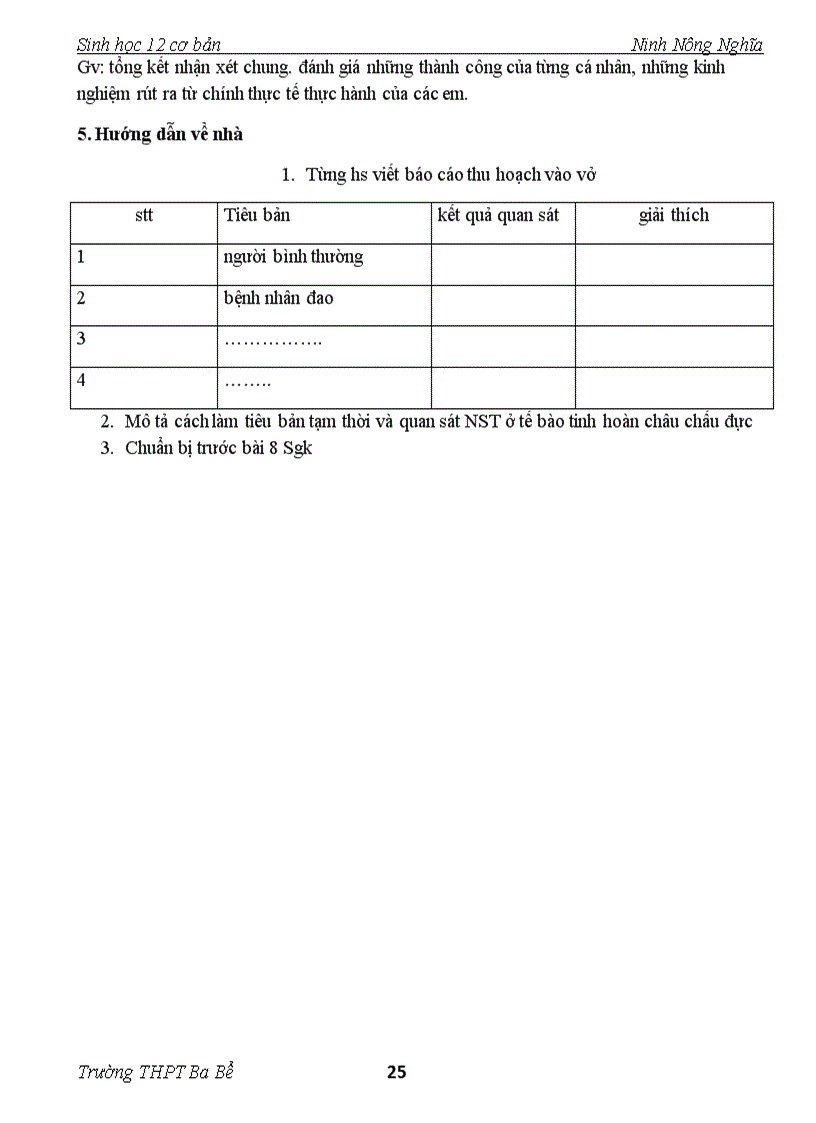 image for page Sinh 12 CB bai 5 7 Chuản KTKN