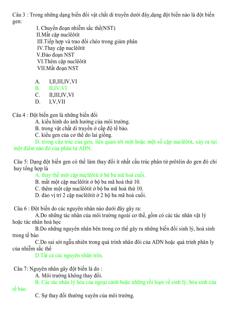 image for page Sinh 12 đề cương ôn thi tốt nghiệp