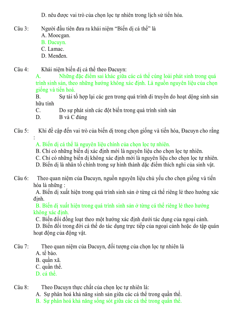 image for page Sinh 12 đề cương ôn thi tốt nghiệp
