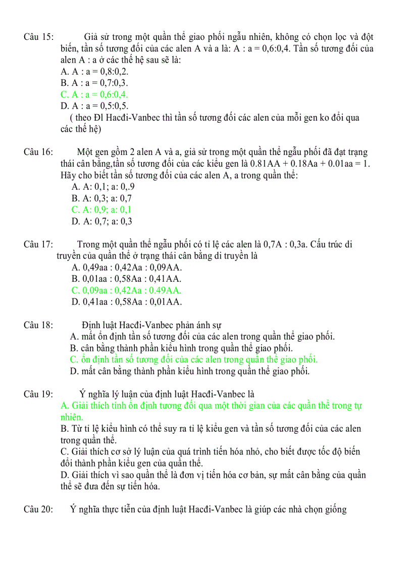 image for page Sinh 12 đề cương ôn thi tốt nghiệp