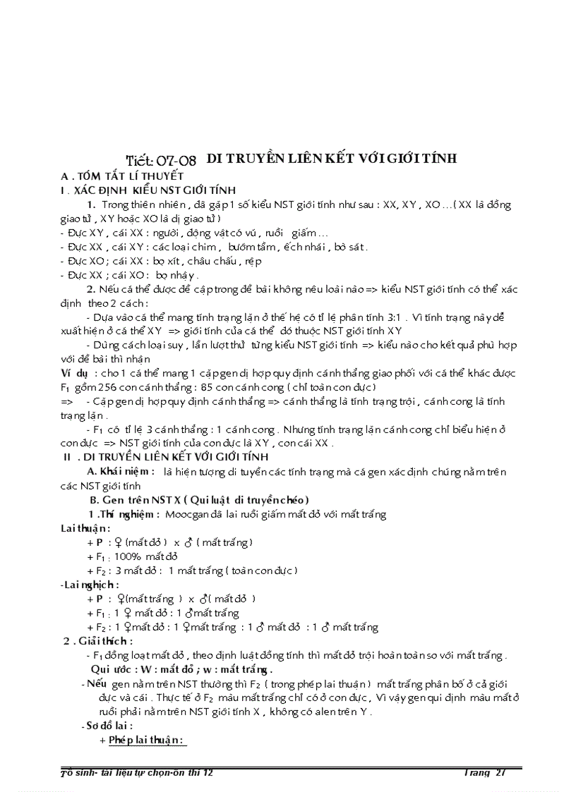 image for page Tài liệu dạy tự chọn ôn thi