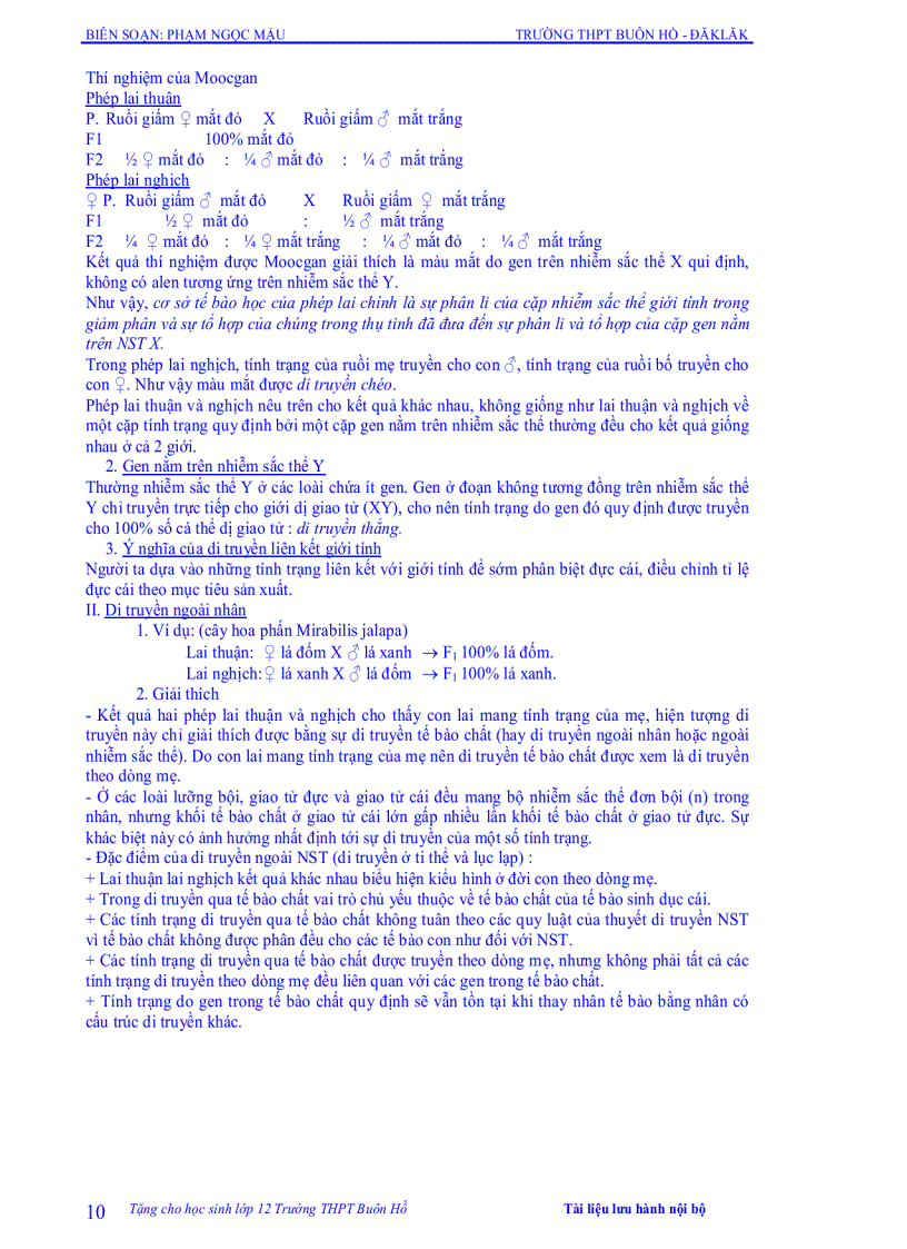 image for page Tài liệu ôn tập Sinh học 12