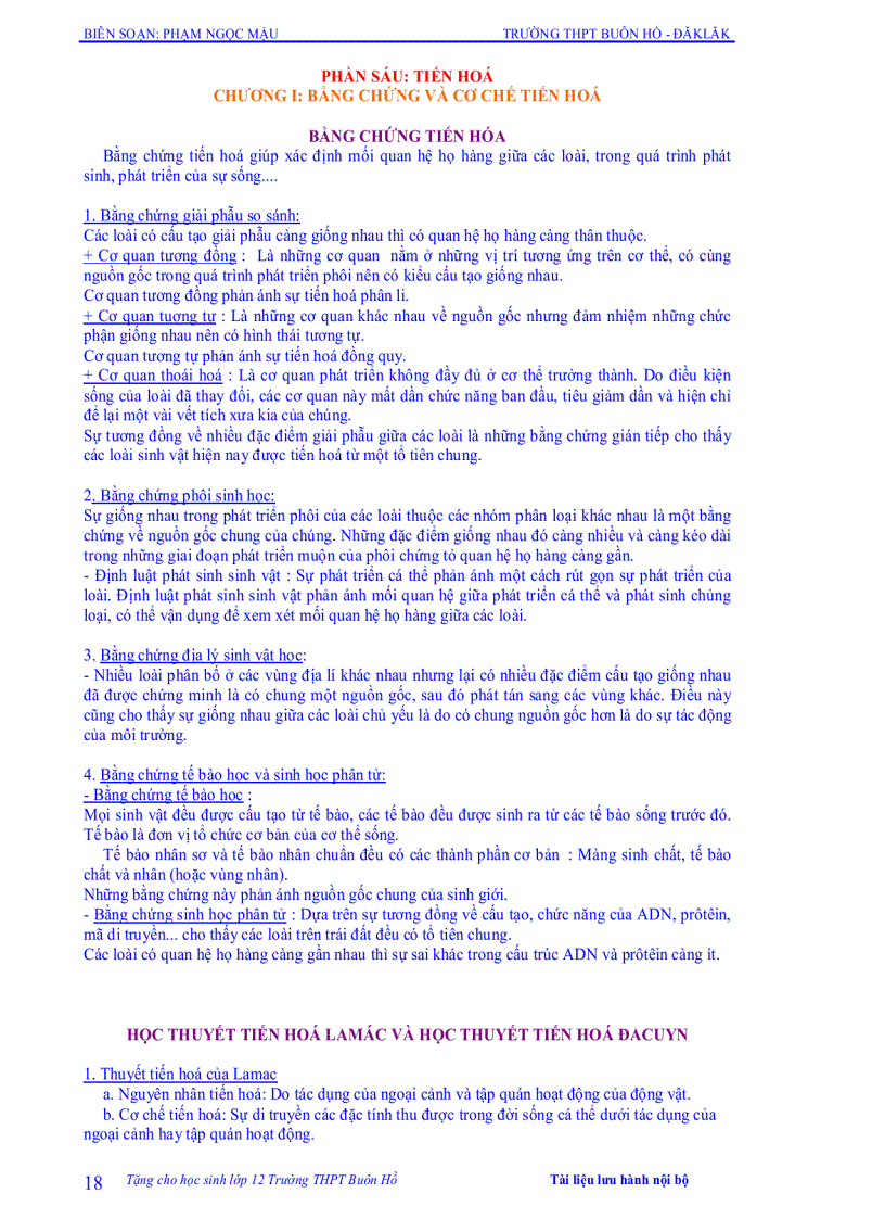 image for page Tài liệu ôn tập Sinh học 12