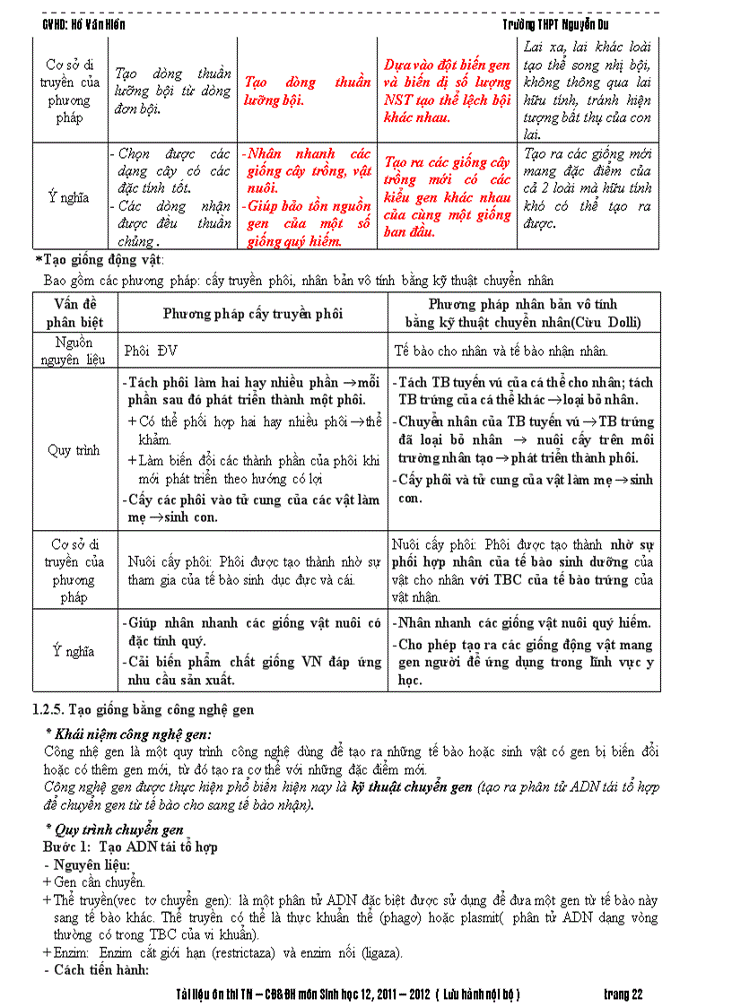 image for page Tai lieu on tap thi tnthpt đhcđ mon sinh 2011